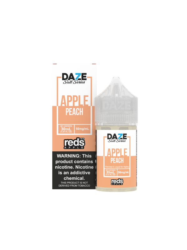 7 Daze Salt – Reds Peach 30mL