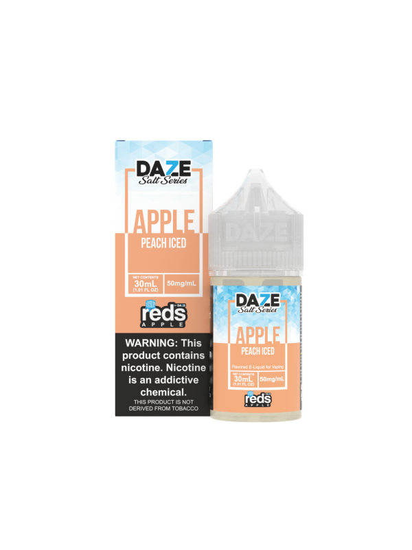 7 Daze Salt – Reds Peach Iced 30mL