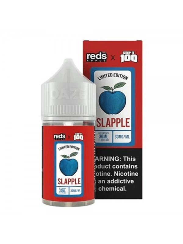 7 Daze Reds x Keep It 100 Salts – Slapple 30mL