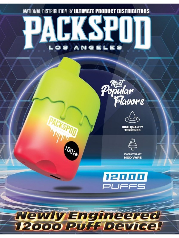 Packspod 12K Disposable Vape | 12000 Puffs