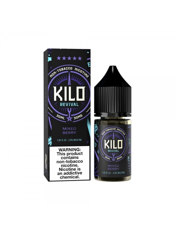 Kilo Revival TFN Salt – Mixed Berries 30mL