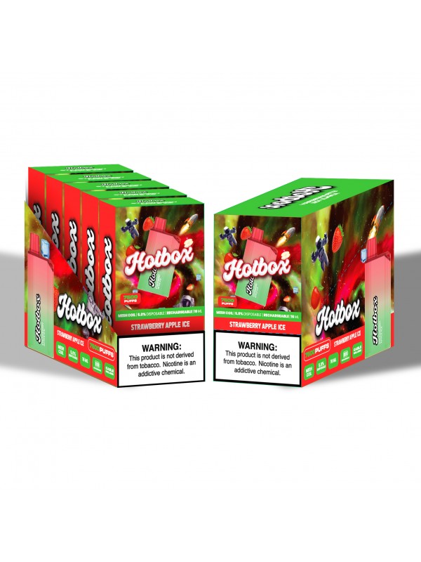 Hotbox Disposable Vape 7500 Puffs | Box of 5 Units