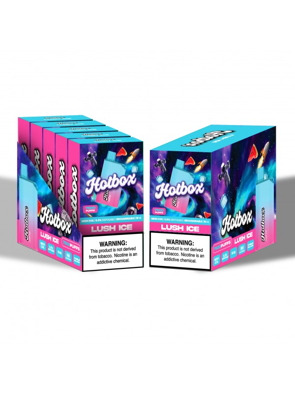 Hotbox Disposable Vape 7500 Puffs | Box of 5 Units