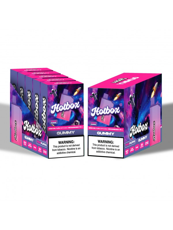 Hotbox Disposable Vape 7500 Puffs | Box of 5 Units
