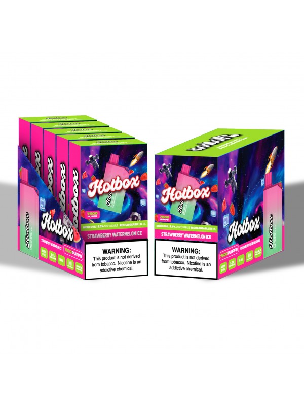 Hotbox Disposable Vape 7500 Puffs | Box of 5 Units