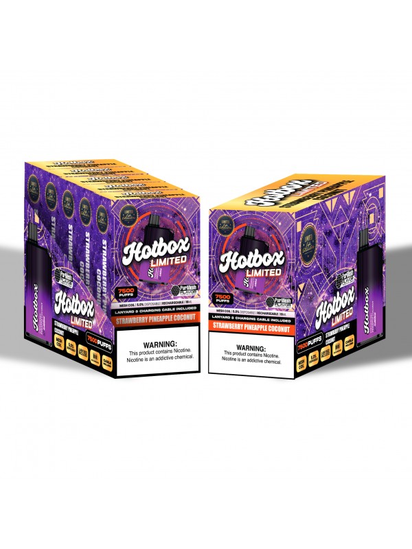 Hotbox Limited Disposable Vape 7500 Puffs | Box of...