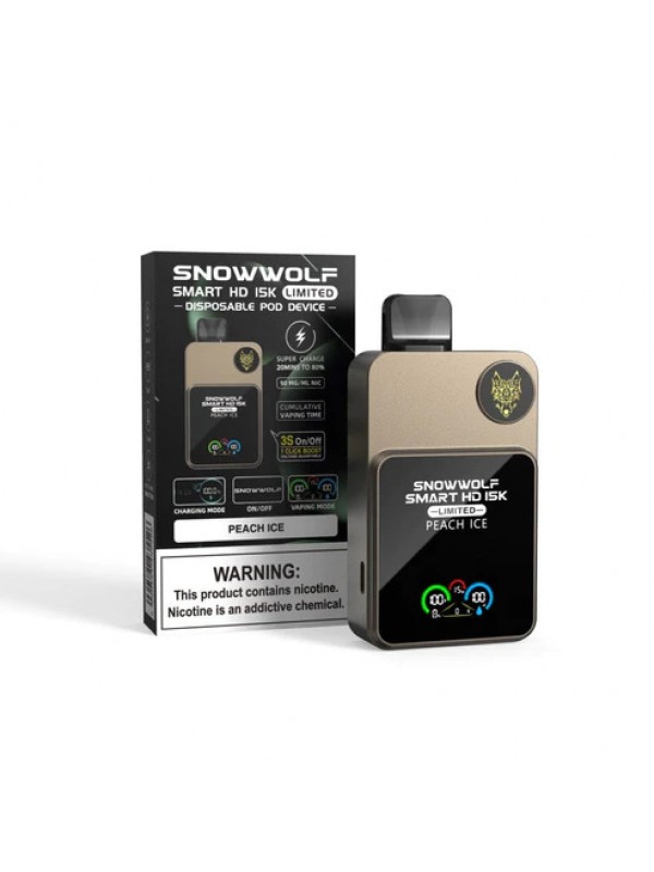 Snowwolf Smart HD 15k Disposable Vape – 15000 Puffs