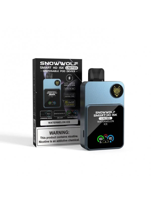 Snowwolf Smart HD 15k Disposable Vape – 15000 Puffs