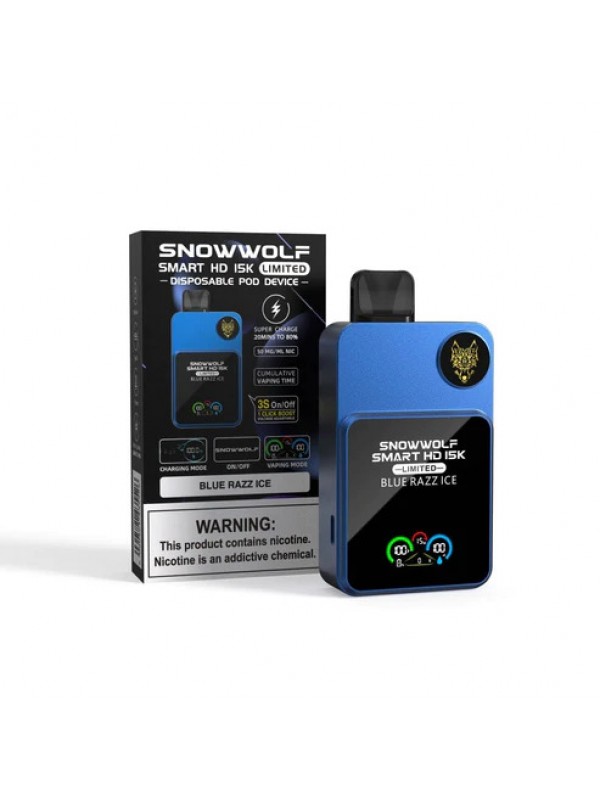 Snowwolf Smart HD 15k Disposable Vape – 15000 Puffs