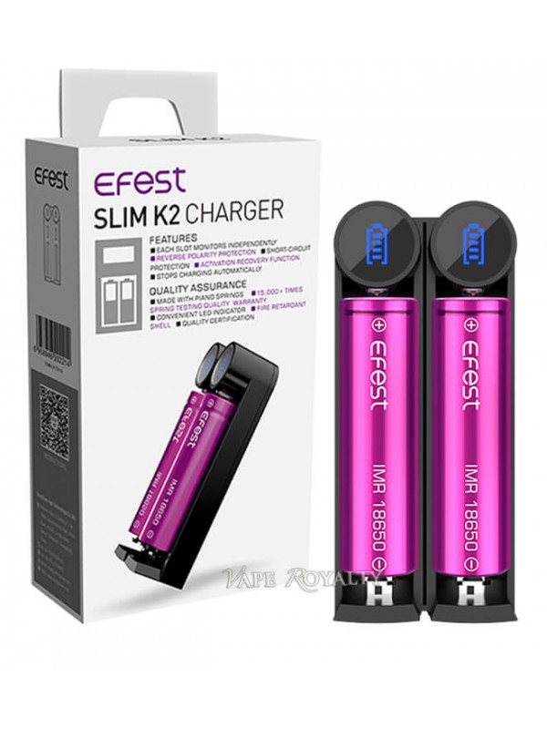 Efest Slim K2 – 2 Bay Smart Charger