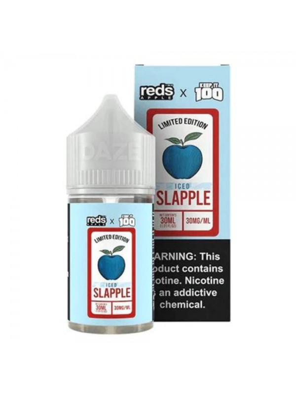 7 Daze Reds x Keep It 100 Salts – Slapple ICED 30mL