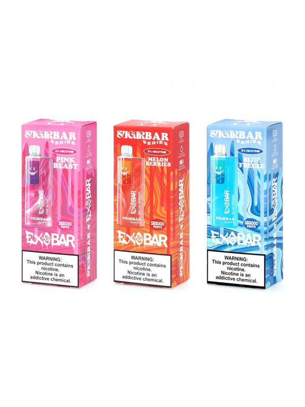 Exodus Exobar x Sugar Disposable Vape | 8000 Puffs