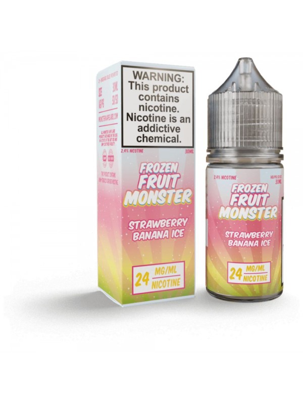 Frozen Fruit Monster Salt TFN – Strawberry Banana ICE 30mL