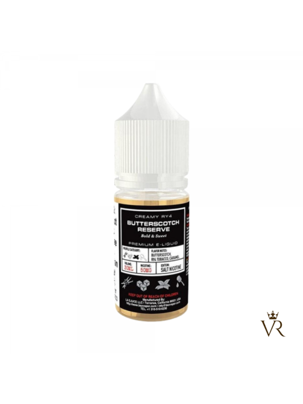 Glas Basix TFN Salts – Butterscotch Reserve 30mL