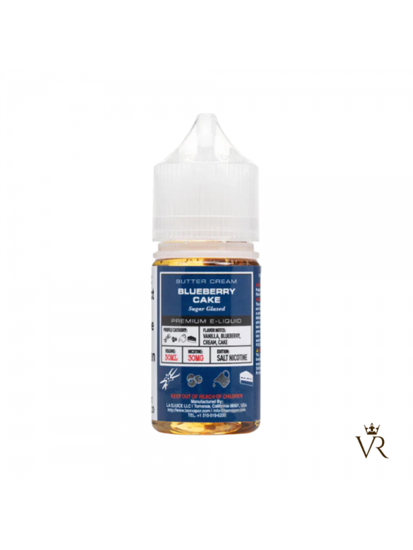 Glas Basix TFN Salts – Blueberry Cake 30mL