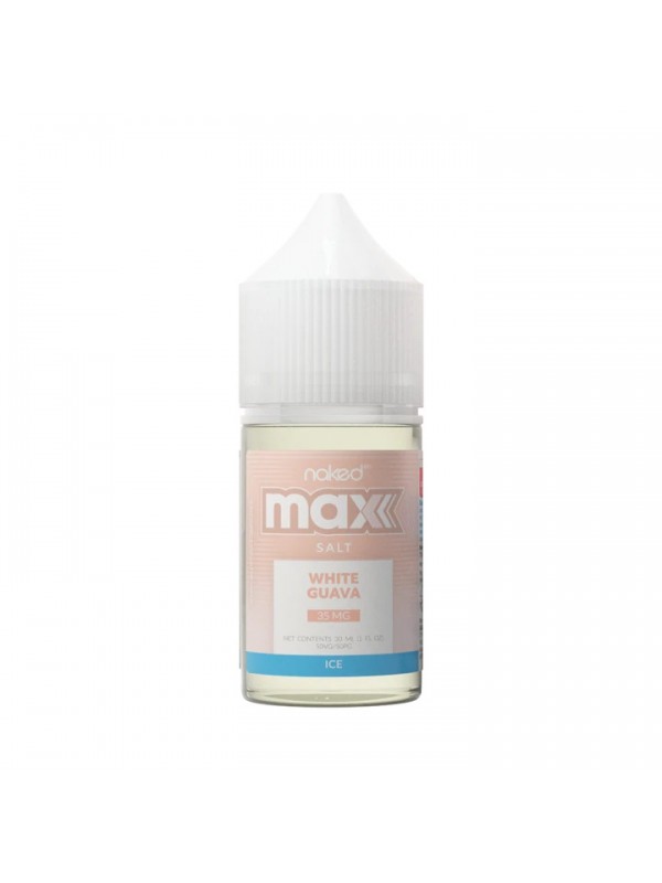 Naked Max Salt – White Guava ICE 30mL
